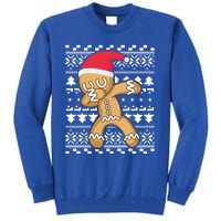 Dabbing Gingerbread Ugly Christmas Sweater Gift Tall Sweatshirt