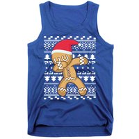 Dabbing Gingerbread Ugly Christmas Sweater Gift Tank Top