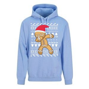 Dabbing Gingerbread Ugly Christmas Sweater Gift Unisex Surf Hoodie