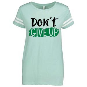 Don't Give Up Mental Health Awareness Enza Ladies Jersey Football T-Shirt