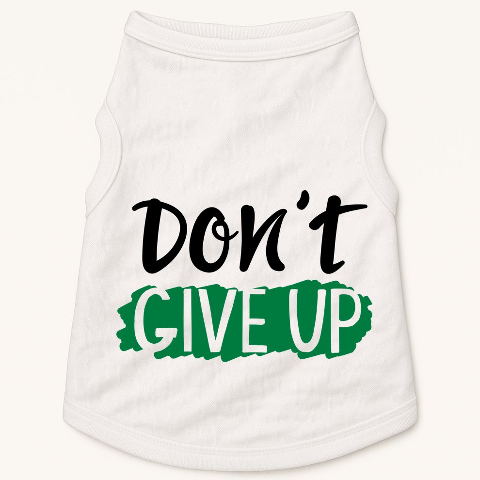 Don't Give Up Mental Health Awareness Doggie Tank