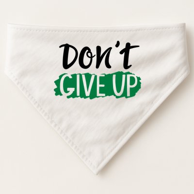 Don't Give Up Mental Health Awareness USA-Made Doggie Bandana