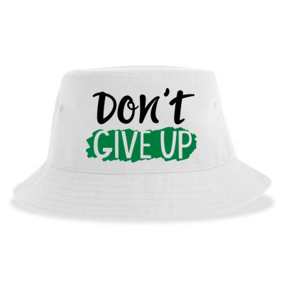 Don't Give Up Mental Health Awareness Sustainable Bucket Hat