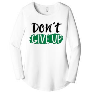 Don't Give Up Mental Health Awareness Women's Perfect Tri Tunic Long Sleeve Shirt