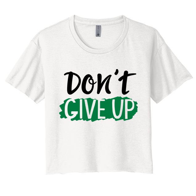 Don't Give Up Mental Health Awareness Crop Top