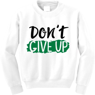 Don't Give Up Mental Health Awareness Kids Sweatshirt