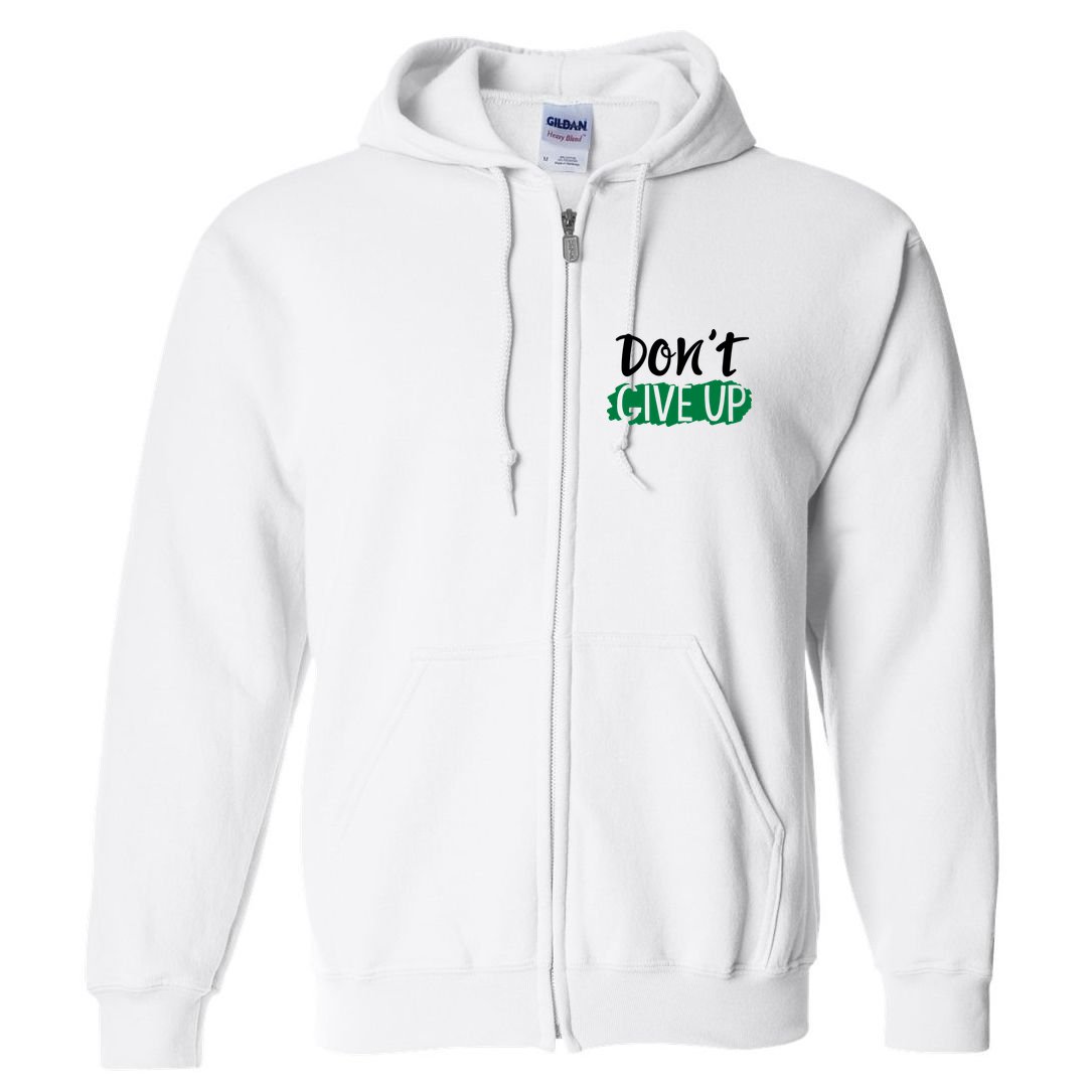 Don't Give Up Mental Health Awareness Full Zip Hoodie