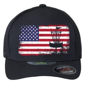 Disc Golf Usa Flag Disc Golf Flexfit Unipanel Trucker Cap