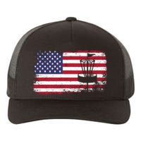 Disc Golf Usa Flag Disc Golf Yupoong Adult 5-Panel Trucker Hat