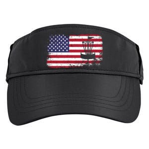 Disc Golf Usa Flag Disc Golf Adult Drive Performance Visor