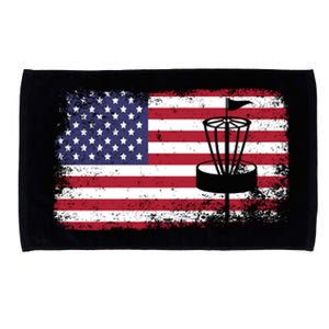 Disc Golf Usa Flag Disc Golf Microfiber Hand Towel