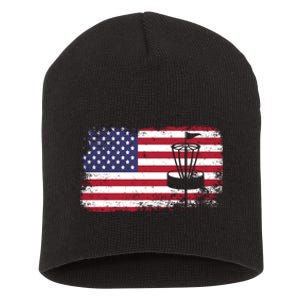 Disc Golf Usa Flag Disc Golf Short Acrylic Beanie