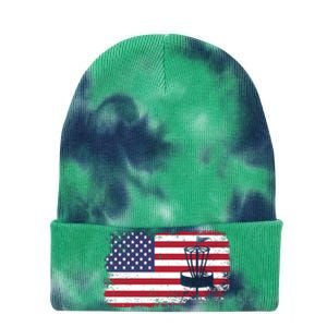 Disc Golf Usa Flag Disc Golf Tie Dye 12in Knit Beanie