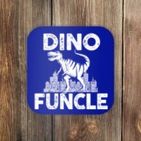 Dinomeaningful Giftfuncle Uncle Dinosaur Family Matching Cool Gift Coaster