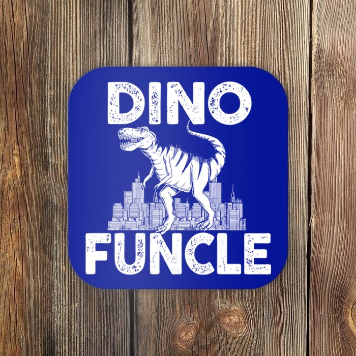 Dinomeaningful Giftfuncle Uncle Dinosaur Family Matching Cool Gift Coaster