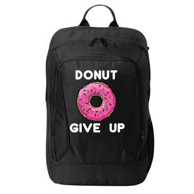 Donut Give Up City Backpack