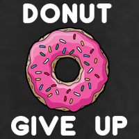 Donut Give Up Adult Drive Performance Visor