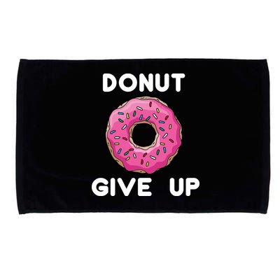 Donut Give Up Microfiber Hand Towel