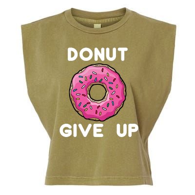 Donut Give Up Garment-Dyed Women's Muscle Tee