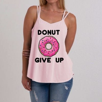 Donut Give Up Women's Strappy Tank