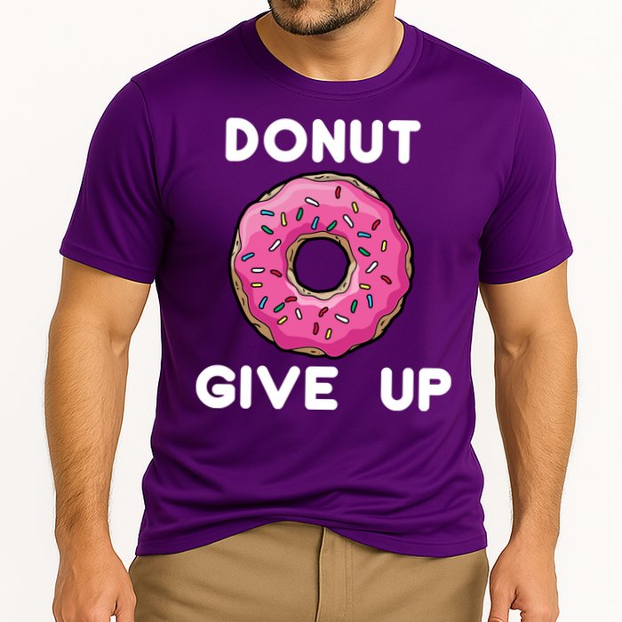 Donut Give Up Performance Shirt