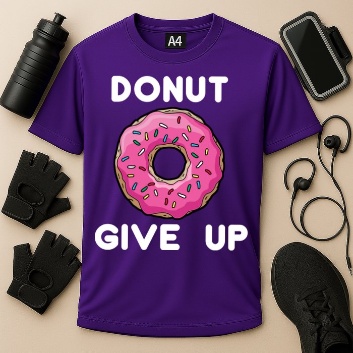 Donut Give Up Performance Shirt