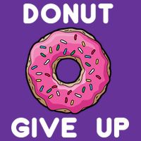 Donut Give Up Tall T-Shirt