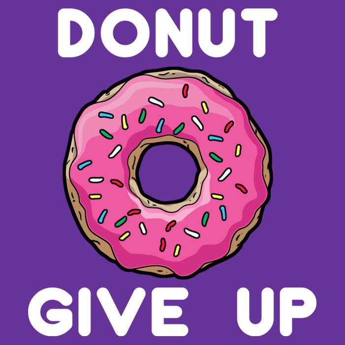 Donut Give Up Tall T-Shirt