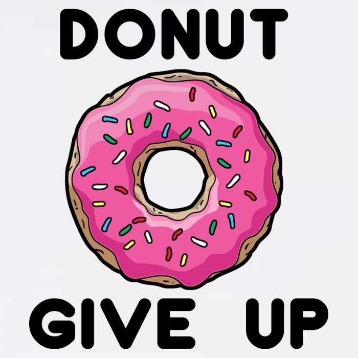 Donut Give Up Garment-Dyed Sweatshirt