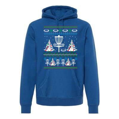 Disc Golf Ugly Christmas Gift Game Holiday Xmas Gift Premium Hoodie