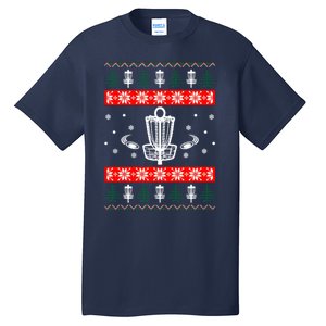 Disc Golf Ugly Christmas Tall T-Shirt