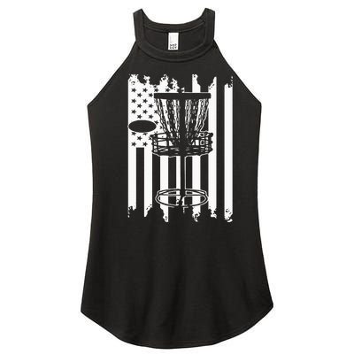 Disc Golf Usa Flag Women’s Perfect Tri Rocker Tank