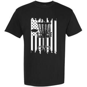 Disc Golf Usa Flag Garment-Dyed Heavyweight T-Shirt