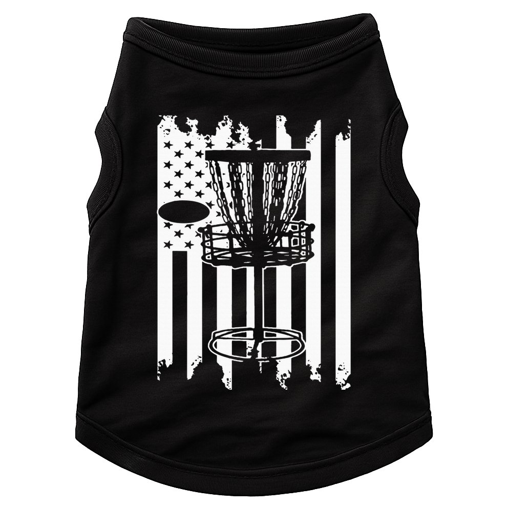 Disc Golf Usa Flag Doggie Tank