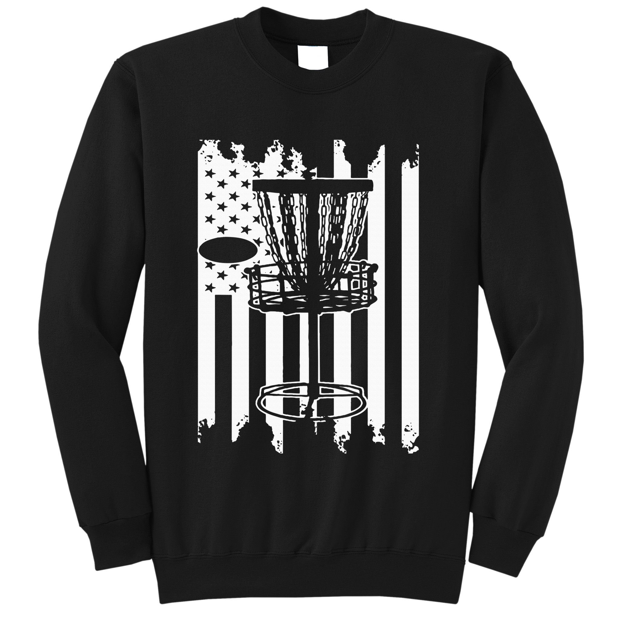 Disc Golf Usa Flag Sweatshirt