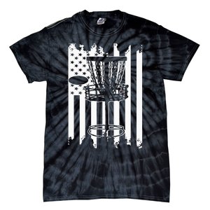 Disc Golf Usa Flag Tie-Dye T-Shirt