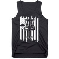 Disc Golf Usa Flag Tank Top