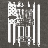 Disc Golf Usa Flag Cotton Canvas Backpack