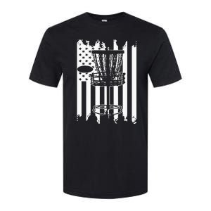 Disc Golf Usa Flag Softstyle CVC T-Shirt