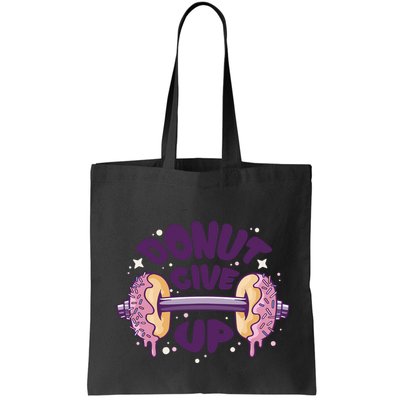 Donut Give Up Weightlifting Fitness Funny Bag