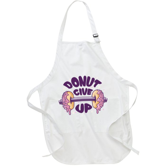 Donut Give Up Weightlifting Fitness Funny Apron