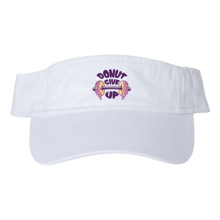Donut Give Up Weightlifting Fitness Funny Visor