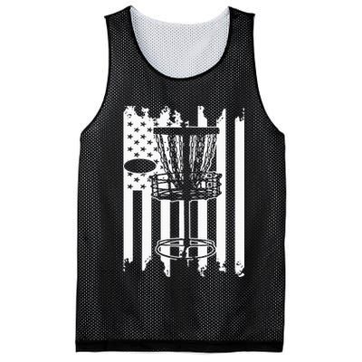 Disc Golf Usa Flag Mesh Reversible Basketball Jersey Tank
