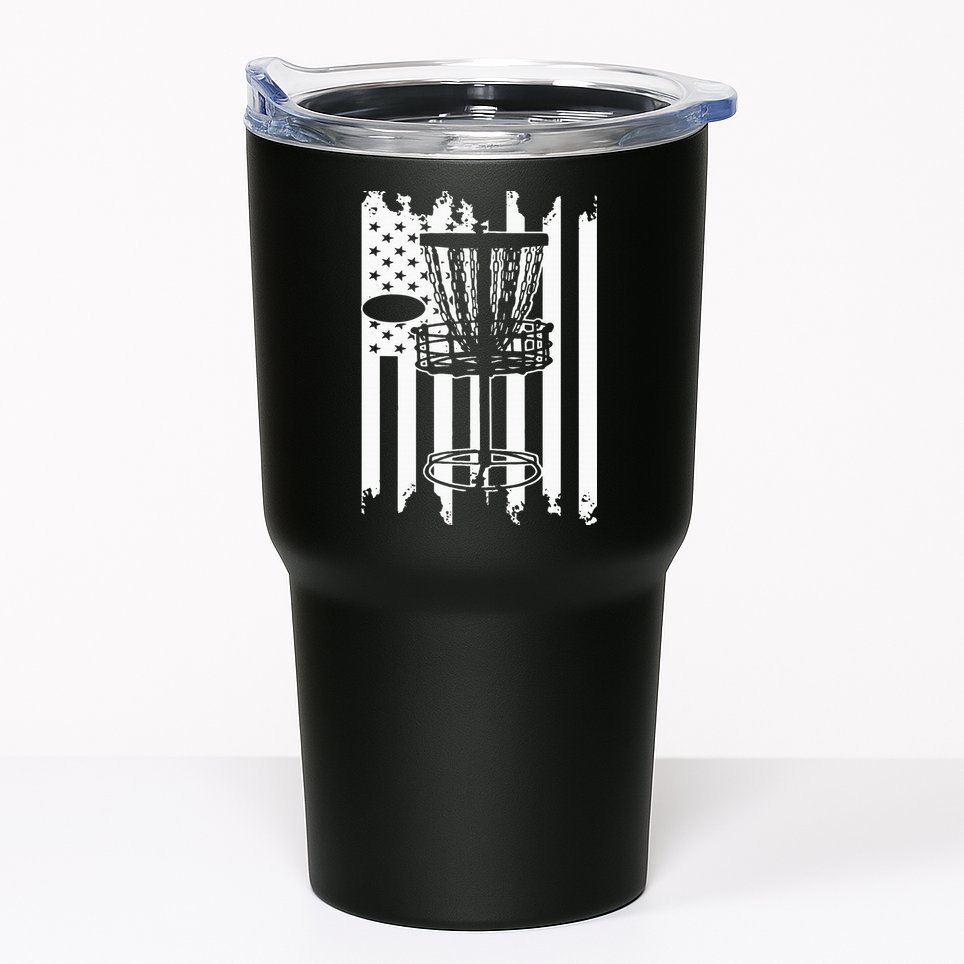 Disc Golf Usa Flag Tumbler