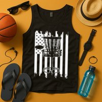 Disc Golf Usa Flag Tank Top