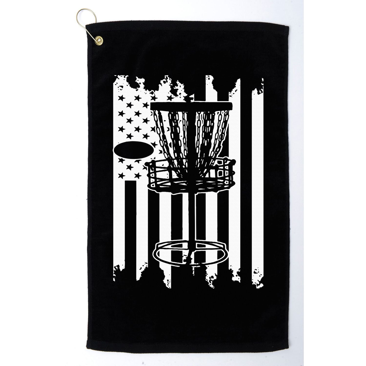 Disc Golf Usa Flag Golf Towel