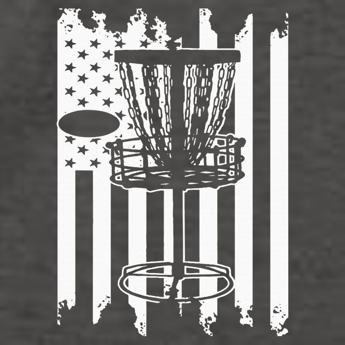 Disc Golf Usa Flag Vector Backpack