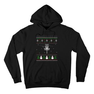 Disc Golf Ugly Christmas Sweater Pajama Hoodie