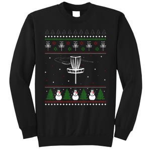 Disc Golf Ugly Christmas Sweater Pajama Sweatshirt