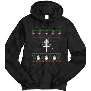 Disc Golf Ugly Christmas Sweater Pajama Tie Dye Hoodie